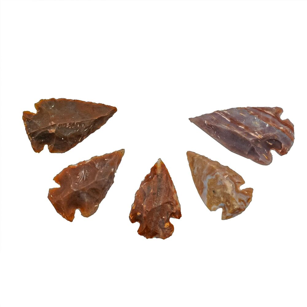 4469 Medieval Flint Arrowhead 1"-10" Crystal and Healing Stone Flint Rock